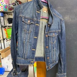 Dark wash jean jacket -denim spring light